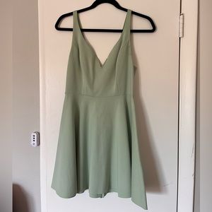 Urban Outfitters Mini Mint Green Dress Sweetheart Neckline M